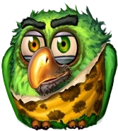 Pirots 2 green bird