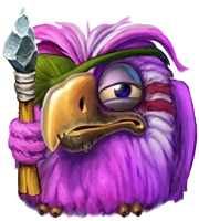 Pirots 2 purple bird