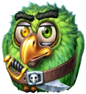 Pirots X green bird collector