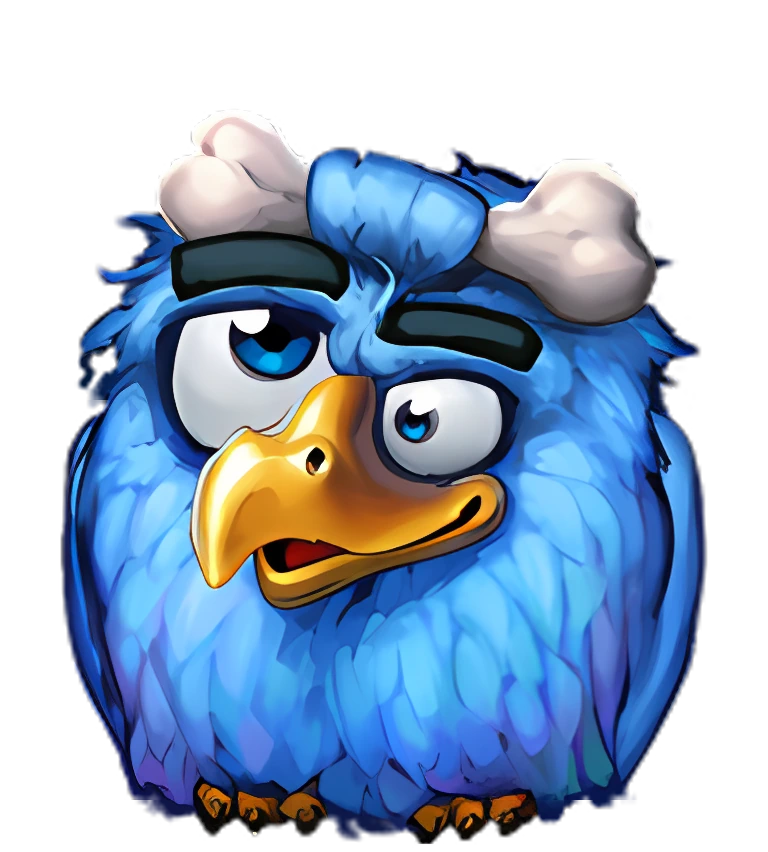 Pirots blue bird symbol